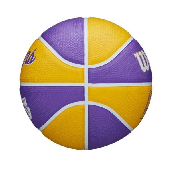 Imagem de Bola de basquete wilson nba team retro mini los angeles lakers 3