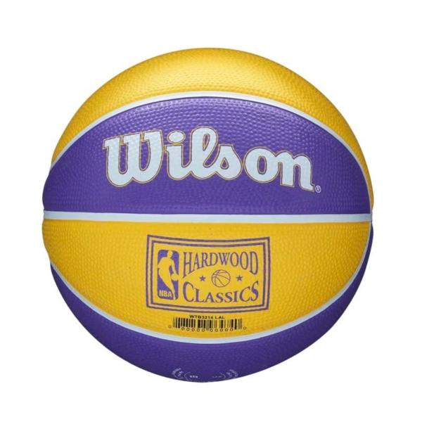 Imagem de Bola de basquete wilson nba team retro mini los angeles lakers 3