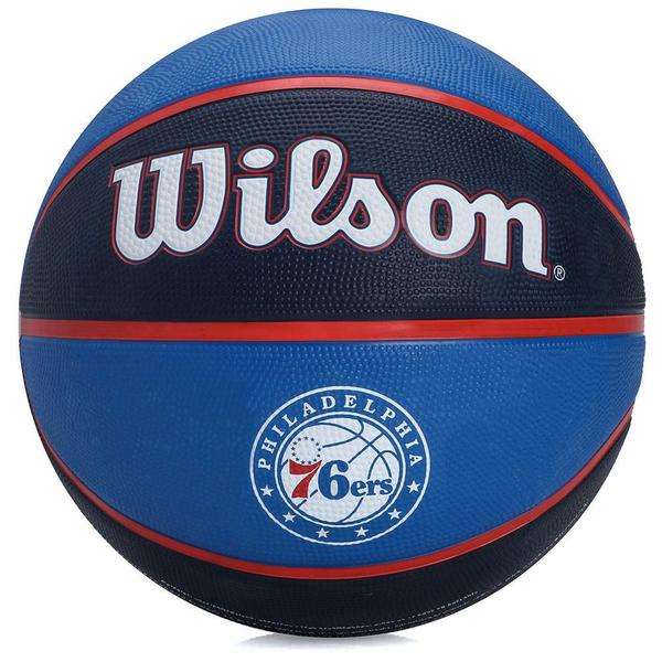 Imagem de Bola de Basquete Wilson NBA Team Tribute Philadelphia 76ers Tam7