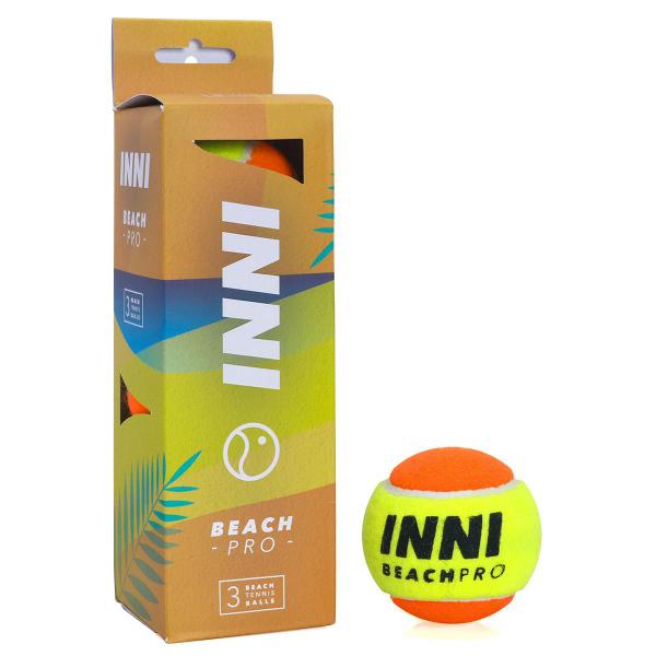 Imagem de Bola de Beach Tennis Inni Beach Pro Pack com 3 Tubos