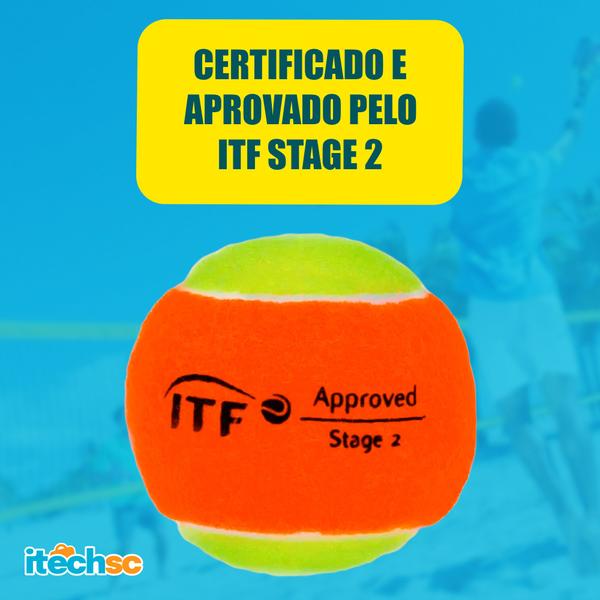 Imagem de Bola de beach tennis laranja pack c/ 01 unidade stage 2 pro