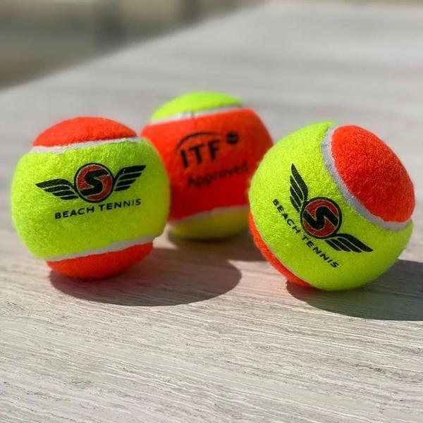 Imagem de Bola De Beach Tennis Sexy Brand Pack 3 Bolas ITF APPROVED