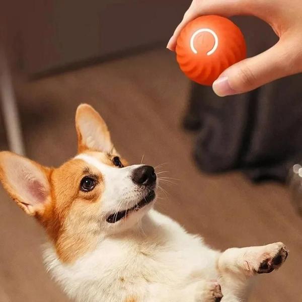 Imagem de Bola De Brinquedo Para Cachorro Inteligente Usb Interativa Com Movimento Automático Bola De Mastigar