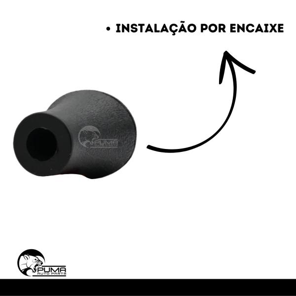 Imagem de Bola De Câmbio Da Manopla Universal Preto PVC