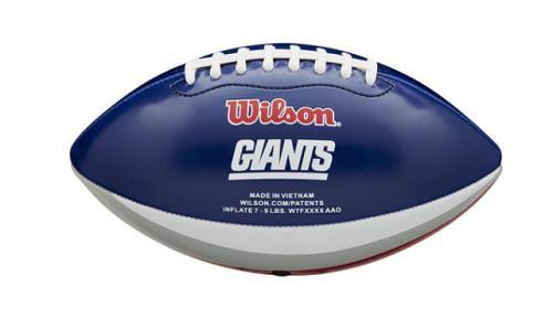 Imagem de Bola De Futebol Americano Wilson Nfl Peewee Team Ny Giants - Azul/Branco/Vermelho/Cinza