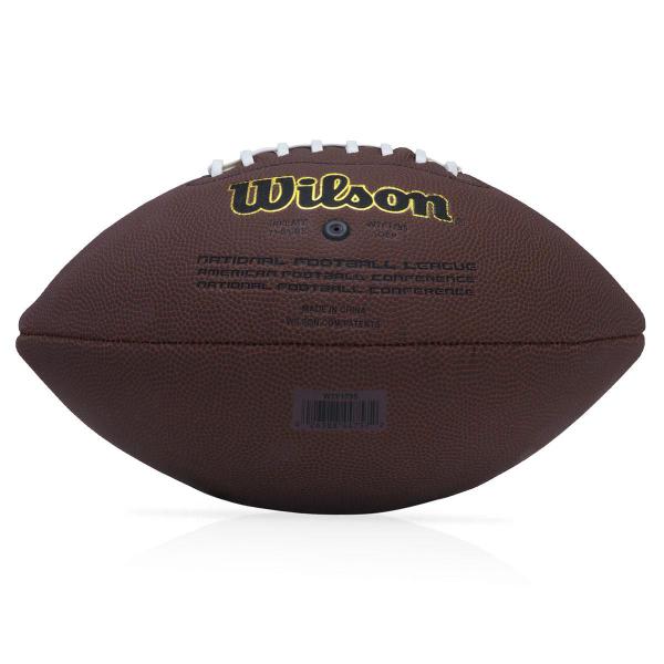 Imagem de Bola de Futebol Americano Wilson NFL Super Grip Preta e Dourada Tamanho Oficial