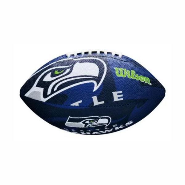 Imagem de Bola de Futebol Americano Wilson NFL Team Logo Jr Seattle