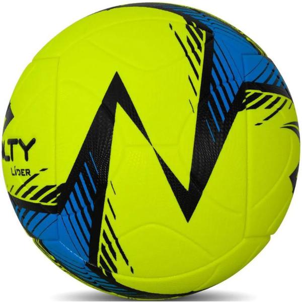 Imagem de Bola de Futebol Campo Penalty Lider N4 Xxiv Amarelo Azul