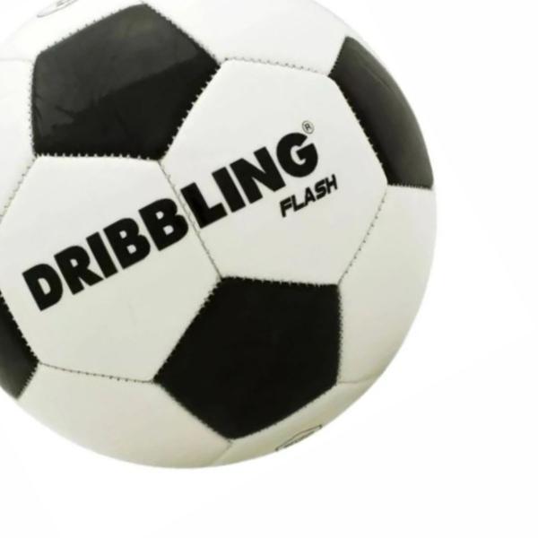 Imagem de Bola de Futebol Campo Sportcom Dribbling Flash N. 5 Branco