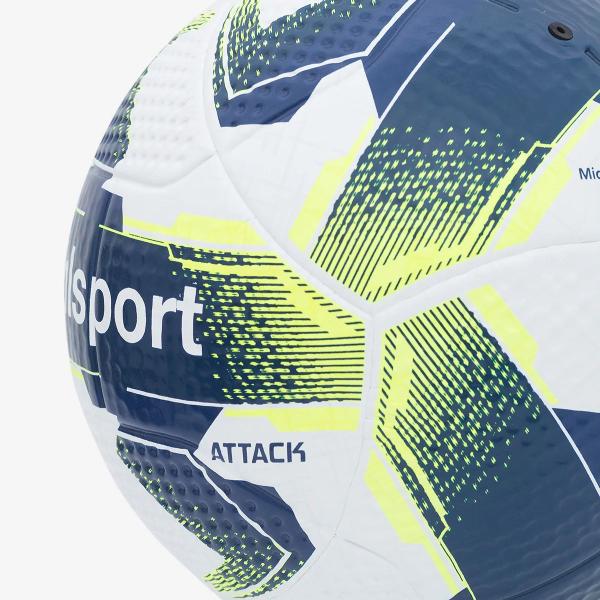 Imagem de Bola De Futebol Campo Uhlsport Attack - Branco e Marinho