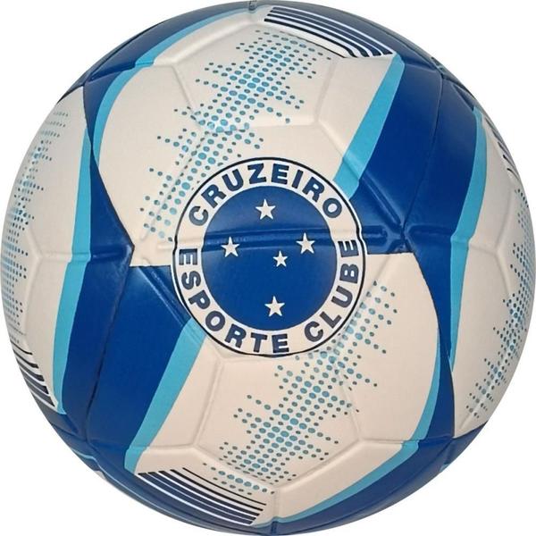 Imagem de Bola de Futebol Cruzeiro Nº 5 Azul e Branco