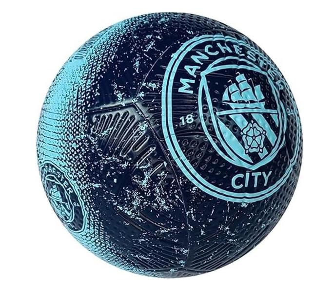 Imagem de Bola De Futebol De Campo Nº 5 Manchester City Azul E Preta