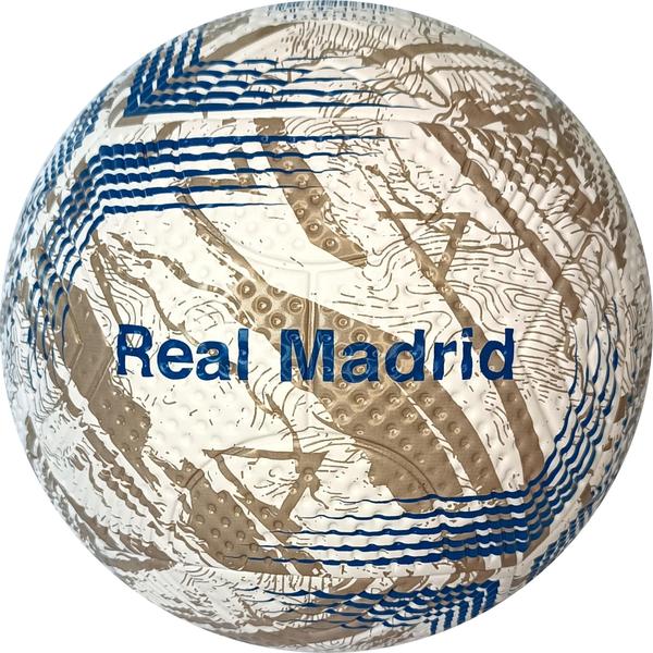 Imagem de Bola de Futebol de Campo Nº 5 Real Madrid Azul e Dourada