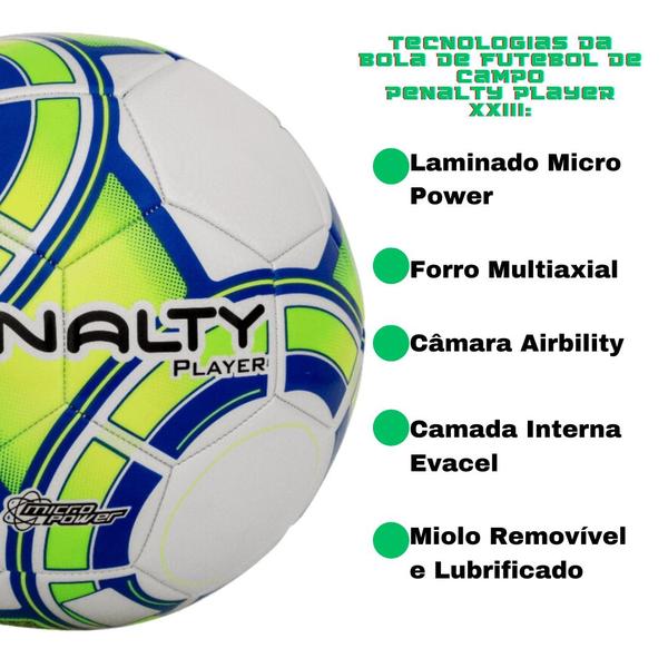 Imagem de Bola de Futebol de Campo Penalty Player XXIII