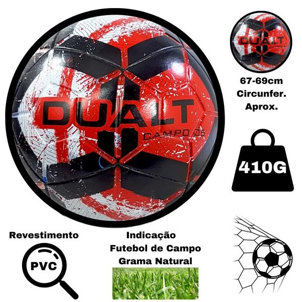 Imagem de Bola de Futebol de Campo Recreativa PVC Dualt 05