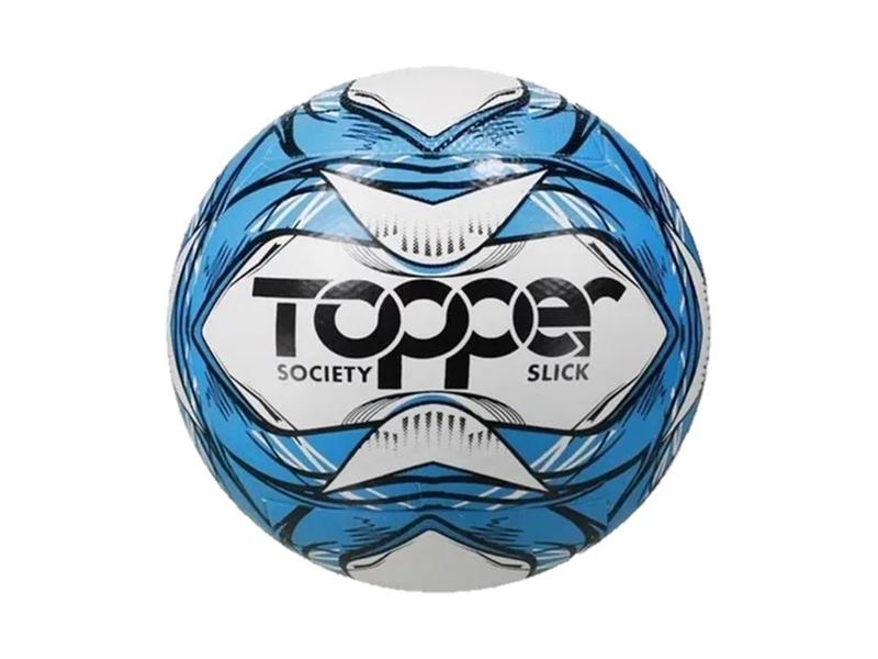 Imagem de Bola de Futebol de Society Slick Azul - Topper