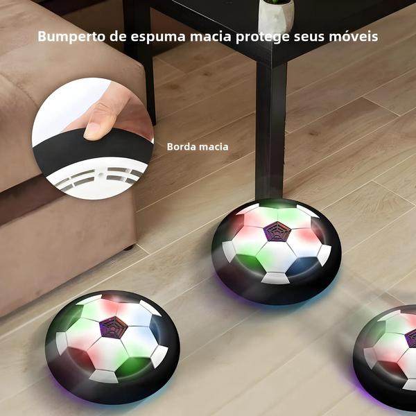 Imagem de Bola De Futebol Elétrica Hover Com Música Leve LED Para Crianças Brinquedo De Futebol Flutuante Ao