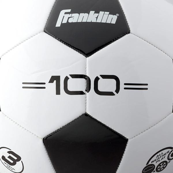 Imagem de Bola de futebol Franklin Sports F-100 tamanho 3 para jovens