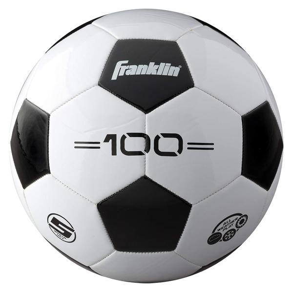 Imagem de Bola de futebol Franklin Sports F-100 tamanho 5 para adultos