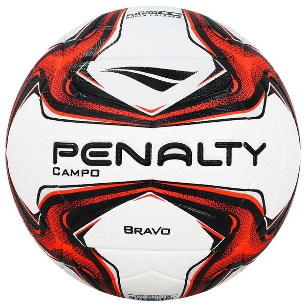 Imagem de Bola de Futebol Penalty Bravo Campo Laranja