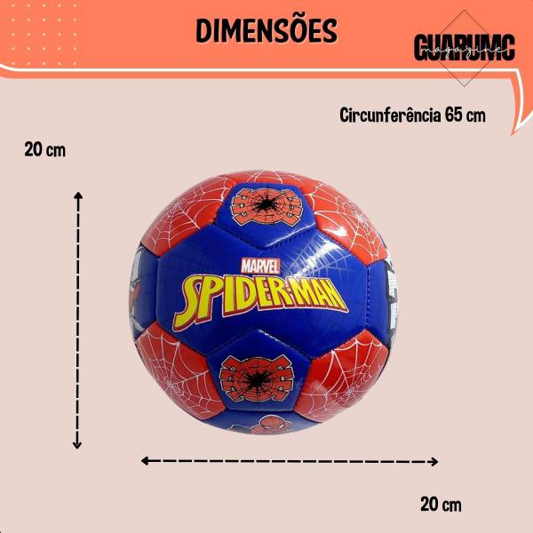 Imagem de Bola De Futebol Roppe Marvel Homem Aranha Tamanho 4 Esporte