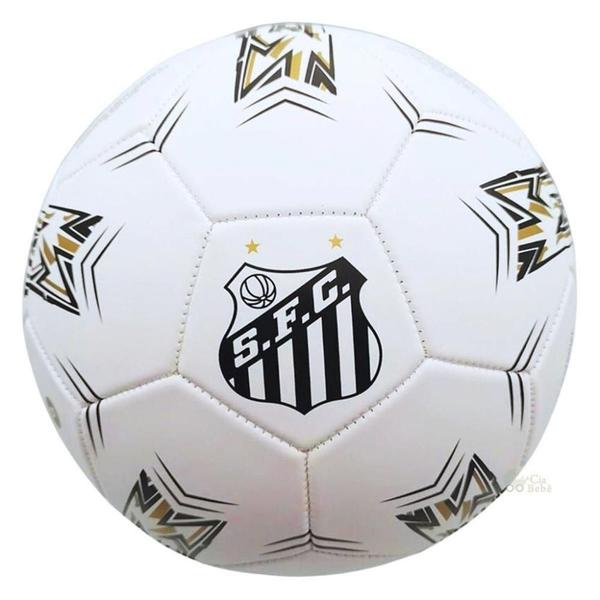 Imagem de Bola De Futebol Santos Campo Número 5 Branca Oficial