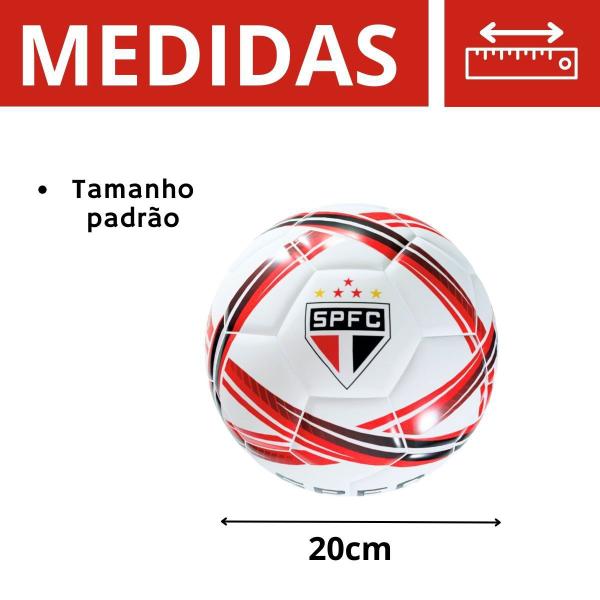 Imagem de Bola de Futebol São Paulo N5 Campo Quadra Oficial Licenciada