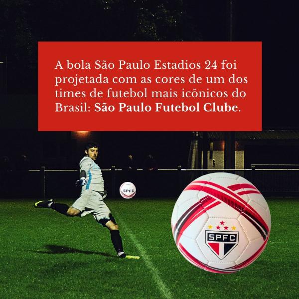 Imagem de Bola de Futebol São Paulo N5 Campo Quadra Oficial Licenciada