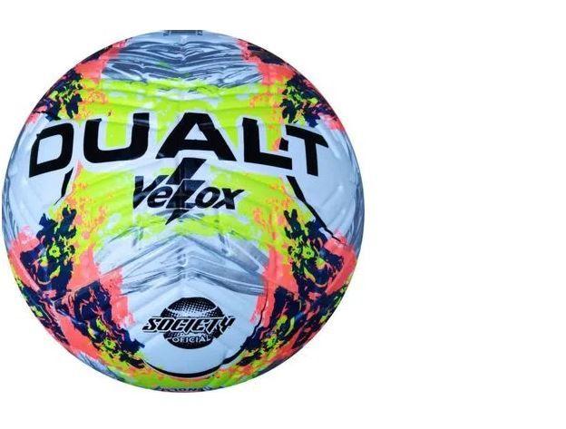 Imagem de Bola de futebol society dualt velox n5 am/az/vm pvc