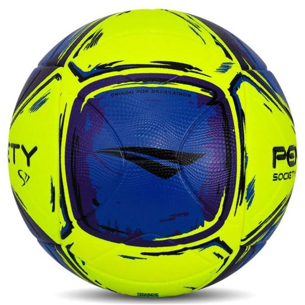 Imagem de Bola de Futebol Society Penalty S11 R2 XXIV Amarelo Azul