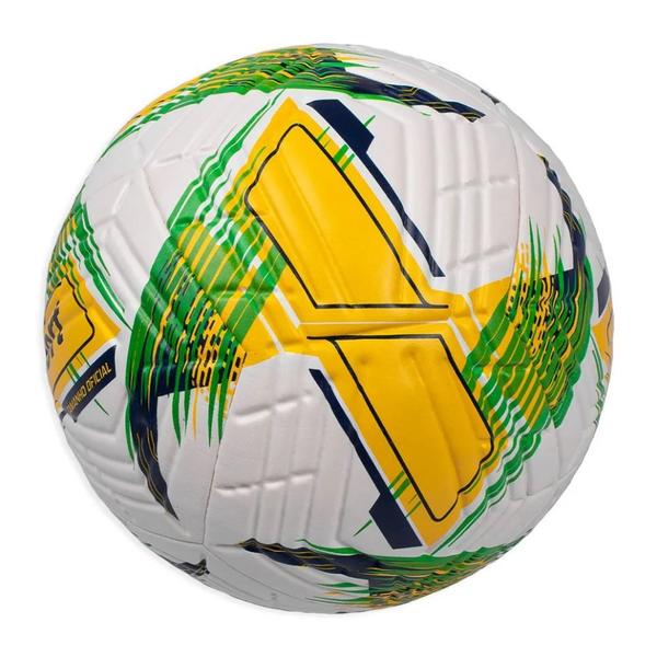 Imagem de Bola De Futebol Society Uhlsport Aerotrack Brasil - Verde/Amarelo