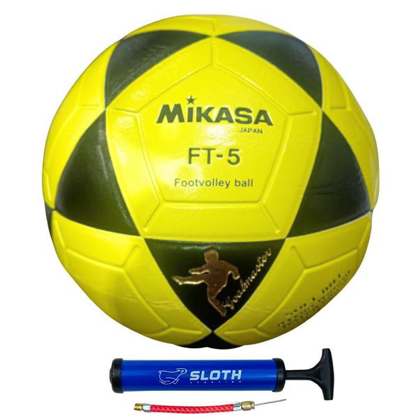 Imagem de Bola de Futevôlei Original Mikasa FT5 Altinha + Bomba de Ar