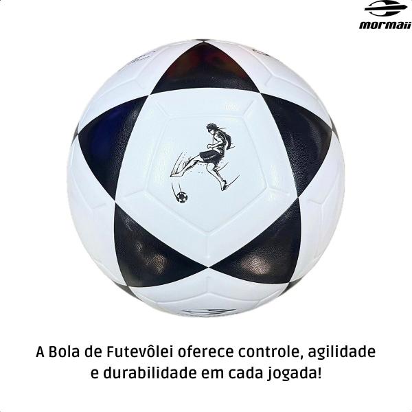 Imagem de Bola De Futevôlei Original Mormaii Novidade TM-5 FV-450-WH