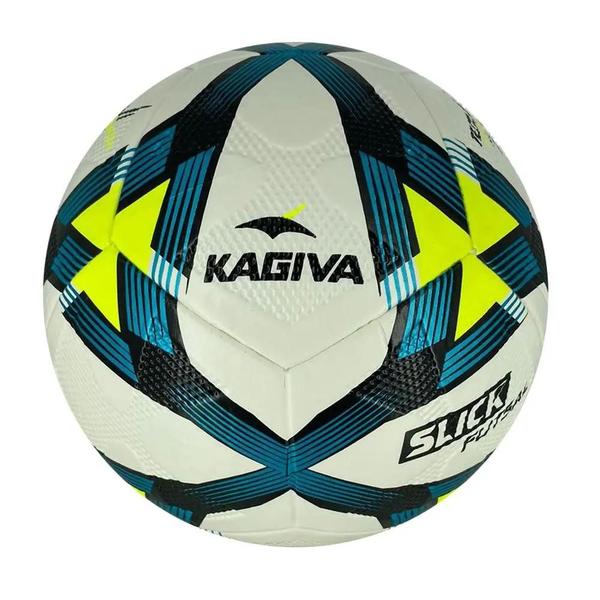 Imagem de Bola De Futsal Kagiva Slick Tecnofusion Kit Com 3 Unidades - Verde