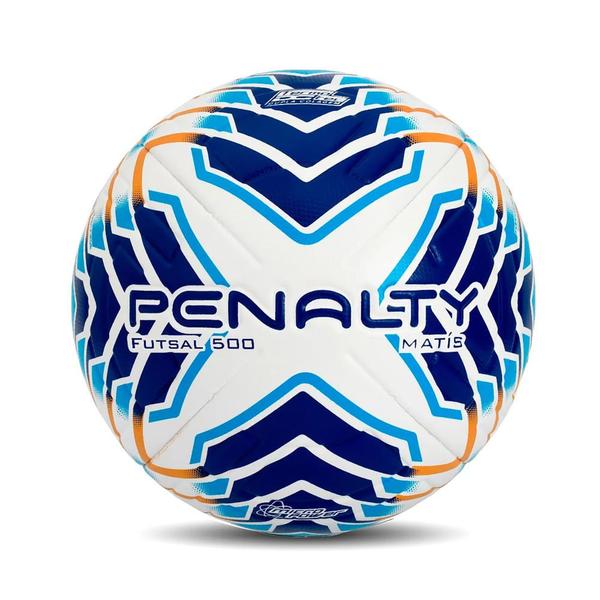 Imagem de Bola de Futsal Penalty Matis Termotec XXIV Branco/Azul