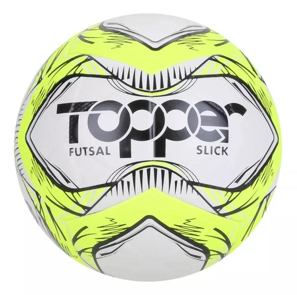 Imagem de Bola De Futsal Slick 2020 Amarelo + Preto Topper Original