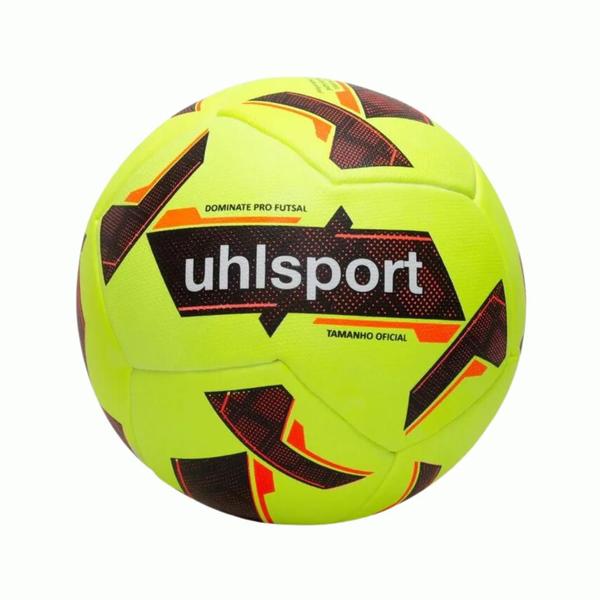 Imagem de Bola De Futsal Uhlsports - Dominate Pro - Amarelo e Vermelho