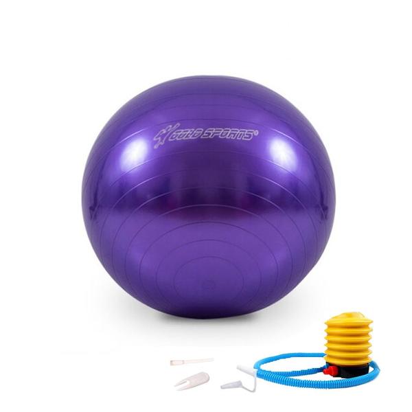 Imagem de Bola de Ginástica Gold Sports Pro 45 cm Com Bomba de Encher Anti Explosão