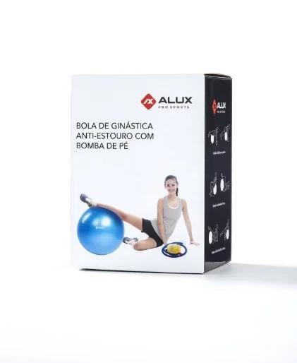 Imagem de Bola de ginástica Premium 55cm Gym Ball com bomba de pé Alux