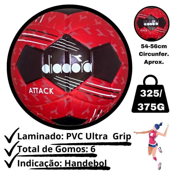 Imagem de Bola De Handebol Dh2 Attack Diadora