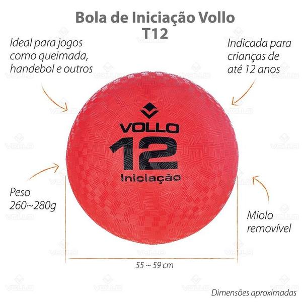 Imagem de Bola De Iniciação Esportiva T12 Queimada Vollo