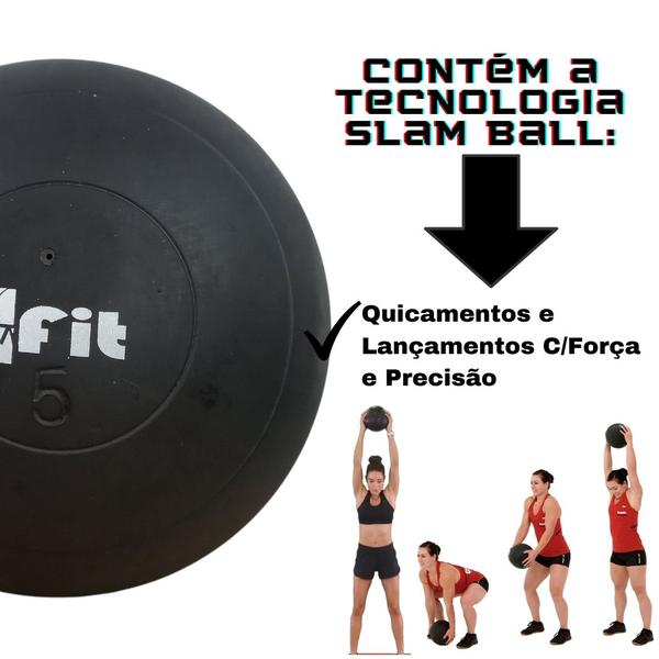 Imagem de Bola de Medicine Ball Slam Ball Cross Training 5Kg 1 Fit