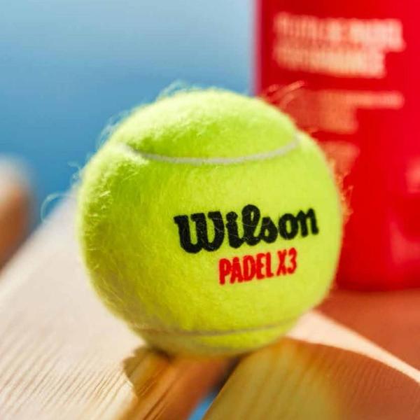 Imagem de Bola de Padel X3 Tubo c/ 3 Bolas Wilson