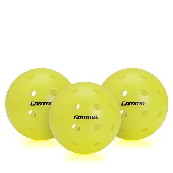 Imagem de Bola de Pickleball Gamma Photon Outdoor - Pack com 03 Unidades