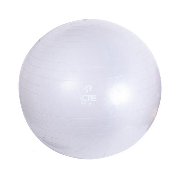 Imagem de Bola de Pilates 65cm, Transparente, C/ Bomba de Ar, T9-T,  Acte Sports