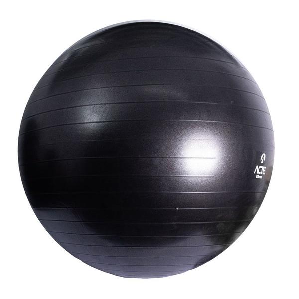 Imagem de Bola de Pilates 85cm, Preto, Com Bomba de Ar, T9-85 Acte Sports