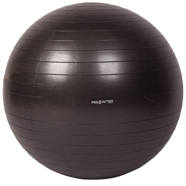 Bola de Pilates Proaction G131 Anti Estouro 75cm Preto Imagem de Bola de Pilates Proaction G131 Anti Estouro 75cm Preto