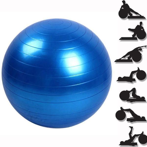 Imagem de Bola De Pilates Yoga Funcional Lorben Com Bomba Suporta 150K