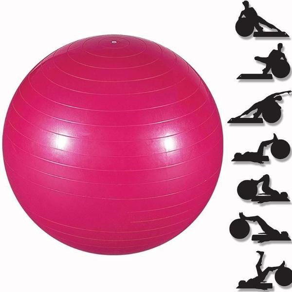 Imagem de Bola De Pilates Yoga Funcional Lorben Com Bomba Suporta 150K