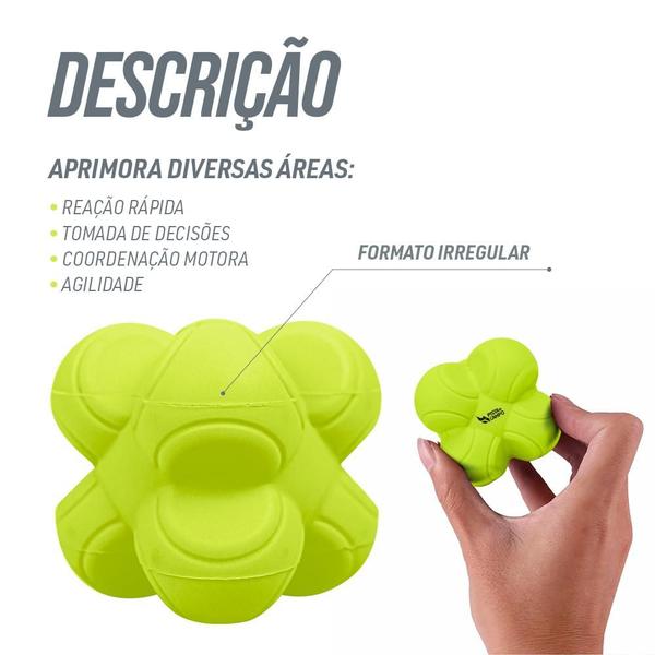 Imagem de Bola de reação agilidade  reflexo bola tempo funcional fisio